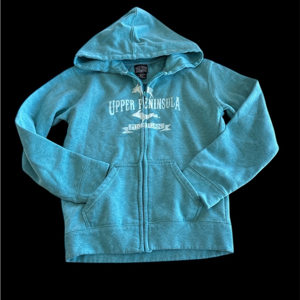 🐶❄️ UPPER Peninsula Michigan full zip hoodie